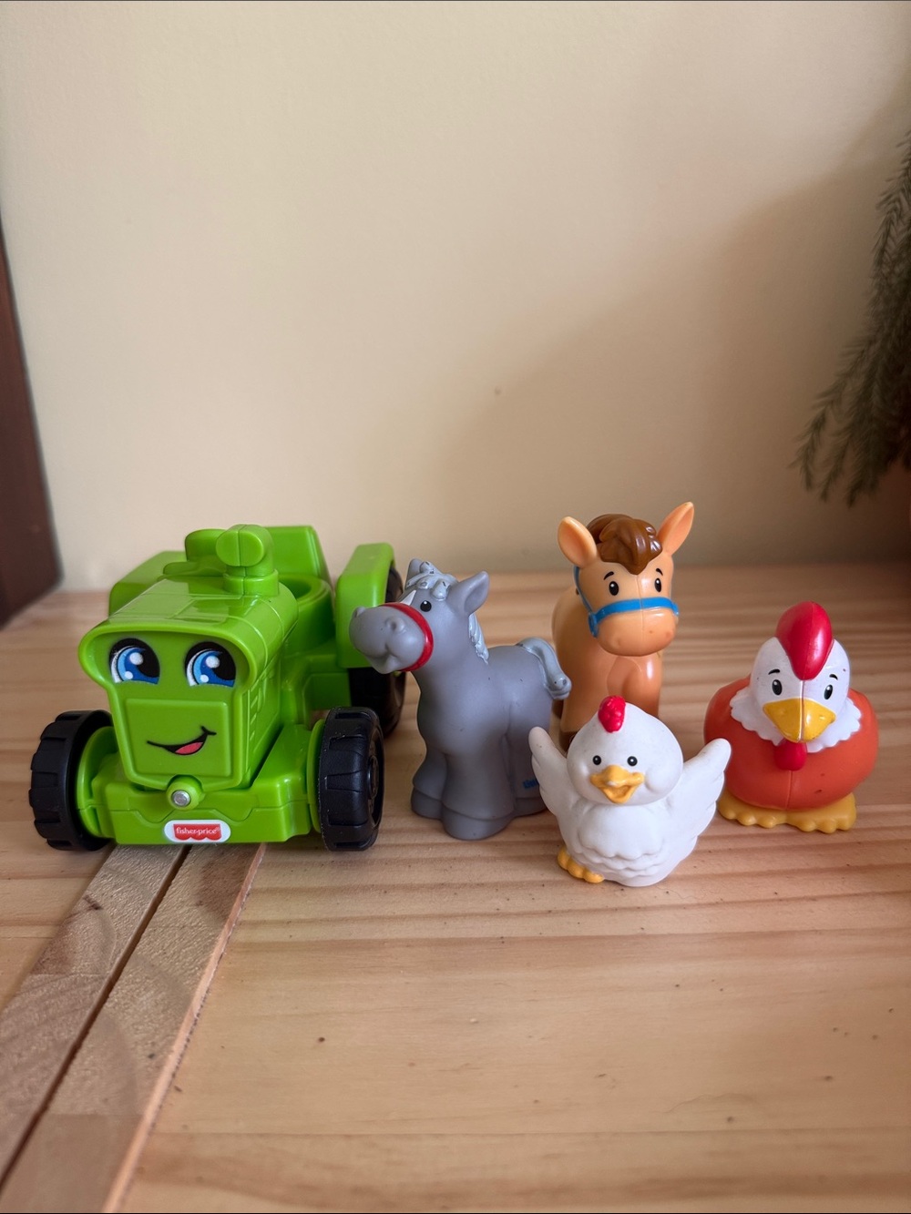 Farm animals and tractor Little People